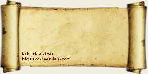 Julijana Bzeničanin vizit kartica